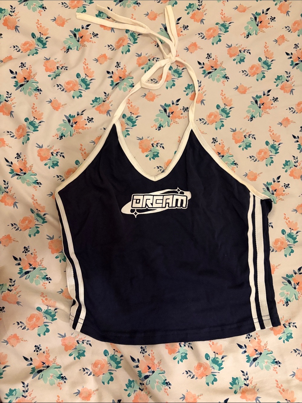 Navy Blue halter top
